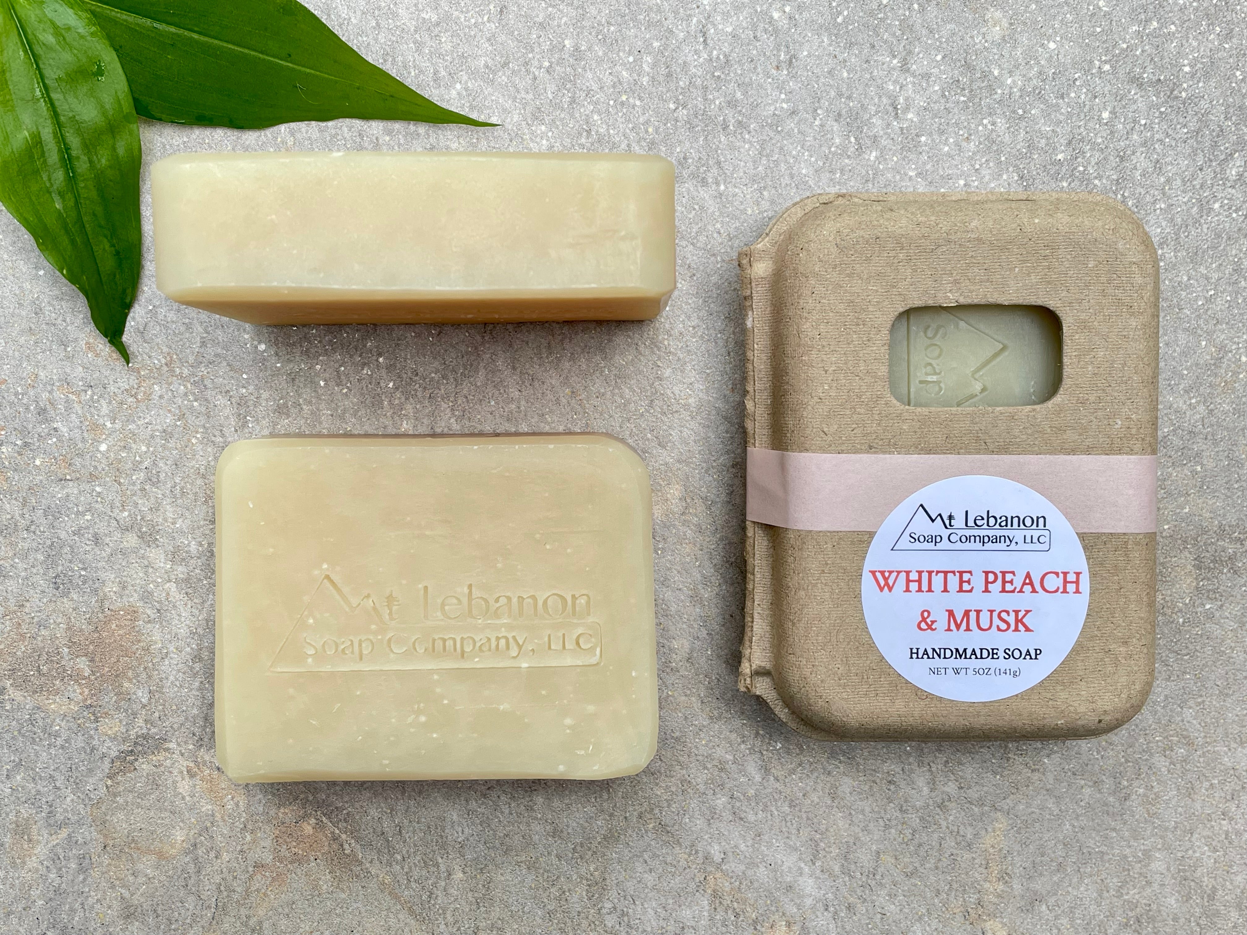 White Peach & Musk Soap